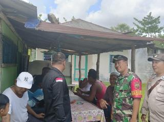 Bhabinkamtibmas dan Babinsa Sosialisasikan Himbauan Kamtibmas di Desa Perlis